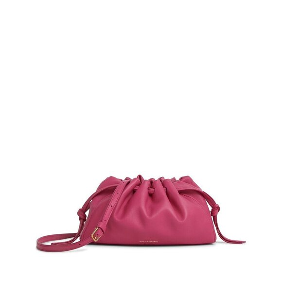 Mansur Gavriel Mini Cloud Lambskin Crossbody Clutch Bag Dolly Pink Womens Size O - Picture 1 of 13